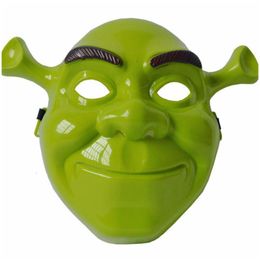 Feestmaskers Cartoon Figuur Vakantie Diy Decoraties Groen Shrek Pvc Masker Cosplay Adt Dier Prestatie Prop Halloween Voor Thuis Drop De Dhhjx