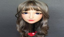 Feestmaskers ching02female sweet girl hars half head kigurumi bjd masker cosplay Japanse anime rol lolita crossdress doll8508936
