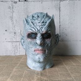 Party Maskers cosplay de ghost night king's hoofddeksels Halloween horror spookhuis props latex masker 230923