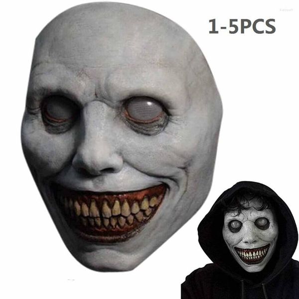 Masques de fête effrayant Halloween horreur souriant démons vacances mascarade Costume blague blague mauvais visage Cosplay accessoires