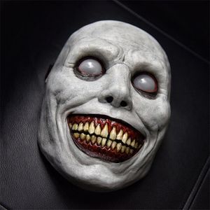 Feestmaskers griezelig Halloween Mask Smiling Demons Horror Face the Evil Cosp 220823