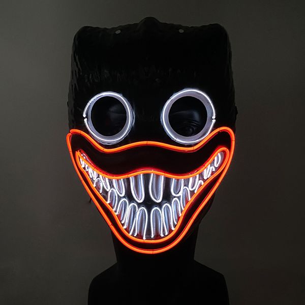 Party Masks Design Halloween Full Face LED Light Up Festival Carnival Horror Scary Movie Cosplay DCOR 220920