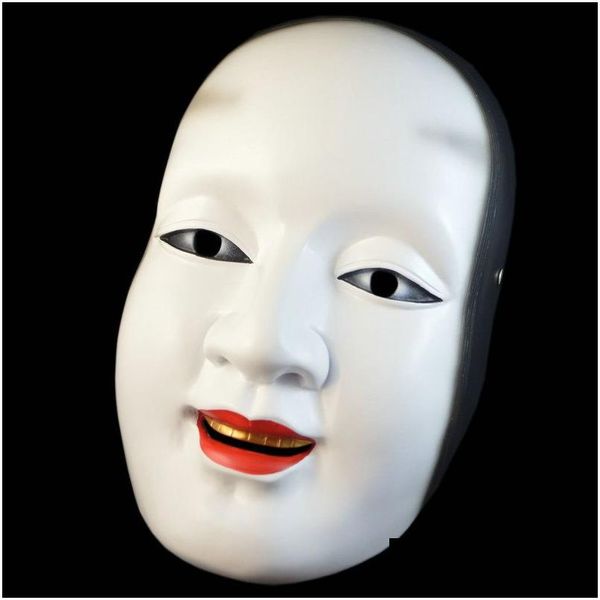 Party Masks Drama Mask Resin Gift Japanese Noh Prajna Sun Jilang WL1063 Drop livraison Home Garden Festive Supplies Dhuvh