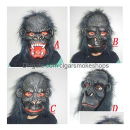 Masques de fête Masque d'animal Eco-Latex Couvre-chef de fête pour Halloween Carnavals de Noël Livraison directe Fournitures de jardin à domicile DHHCS