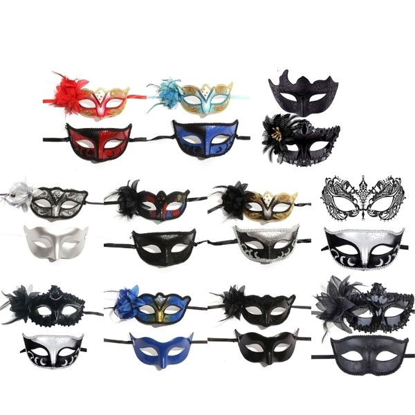 Masques de fête exquis mascarades noires masque beauté et élégant costume d'halloween 230630