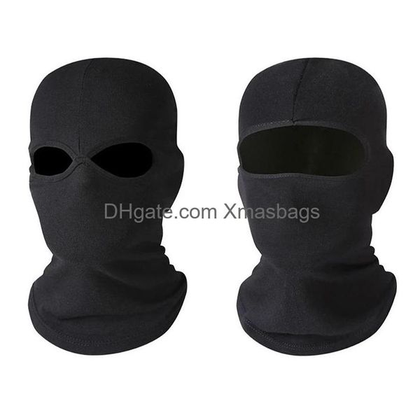 Masques de fête Fl Visage Clava Chapeau Armée CS Hiver Ski Vélo Protection Solaire Écharpe Sports De Plein Air Masque Chaud Inventaires En Gros Drop Delive Dh1Cs