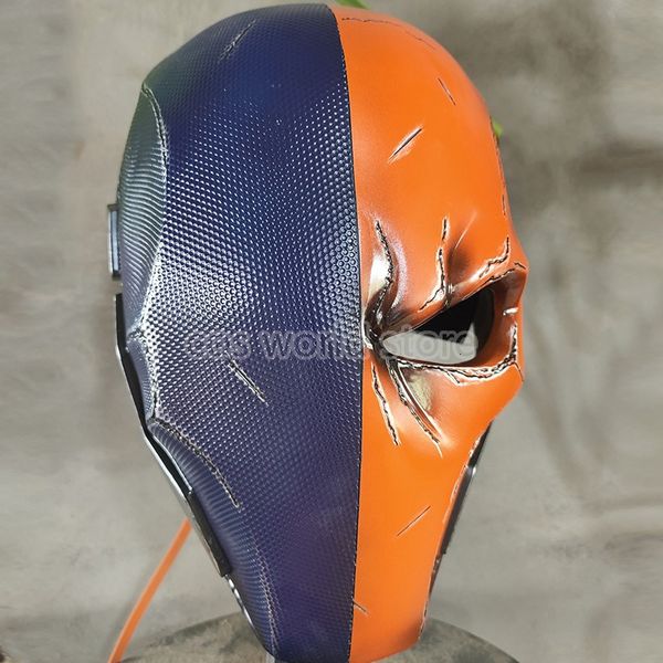 Máscaras de fiesta Tipo FRP Deathstroke Cosplay Máscara Casco para hombres adultos Fiesta de disfraces Máscara de superhéroe Máscaras de carnaval de Halloween Accesorios de disfraces 230905