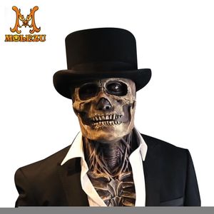 Party Masks Halloween 3D Horror Reality Full Head Skull Scary Cosplay 220823