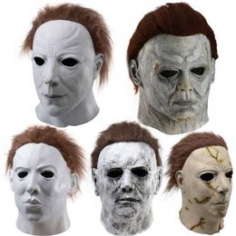 Feestmaskers Halloween Cosplay Full Face helm schedel hoofd horror devil latex spook carnaval rekwisieten 220926