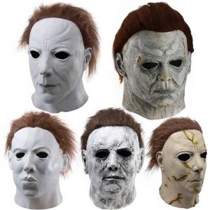 Masques de fête Halloween Cosplay Casque intégral Crâne Tête Horreur Diable Latex Fantôme Carnaval Props 220926