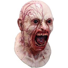 Party Masks Halloween Costume Cosplay Scary Vampire Full Face Skull Mask Horror Movie Zombie Alien Infected Latex Headgear J230807