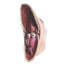 Party Maskers Halloween Kostuum Mannen Adam Masker Latex Horror Look Freaky Cosplay Props Voor Tieners Volwassenen 230721