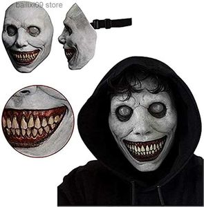 Masques de fête Halloween Creepy Horreur Masque Adulte Demi 