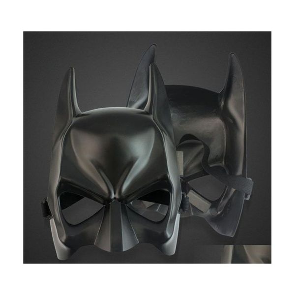 Masques De Fête Halloween Dark Knight Adt Mascarade Chauve-Souris Homme Masque Costume Taille Unique Convient Pour Et Enfant Drop Delivery Home Garden Fest Dh1Ca