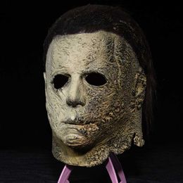 Party Masks Halloween se termine avec Michael Myers Mask Play-playing Terrifying Bloody Evy Démon Killer Latex Caste Costume Costume Costumes Costumes Costumes Q240508