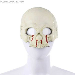 Masques de fête Halloween demi-masques masques de crâne sanglant masques de tête d'animal masques de squelette accessoires de fête cosplay pour accessoires de fête de mascarade Q231007