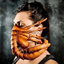 Party Maskers Halloween horror alien schorpioen masker imitatieleer nieuwe 2020 Facehugger masker x0907