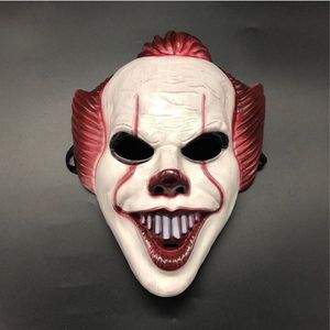 Masques de fête Halloween Horror Clown Mask PVC Cosplay Props Mascarade Scène Spectacles Rave Festival Clubwear 230630