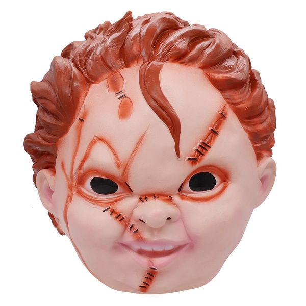 Masques de fête Halloween film d'horreur bon gars Chucky enfants masque cosplay monstre mascarade accessoires en latex nouveauté costume fête masque complet 230523