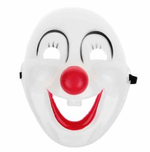Feestmaskers halloween nar jolly cartoon masker feestelijke feestartikelen venetiaanse mardi gras maskers voor gemaskerd bal pvc volledige fac7930978