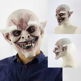 Masques de fête Halloween masque en latex pour hommes femmes Horrible mal diable masques visage accessoires de fête fantôme maison décoration 230823