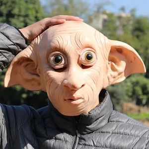 Party Maskers Halloween Masker Dobby de Magische Elfin Cosplay Rollenspel Horror Kamer Spookhuis Carnaval Fancy Dress Props 230721