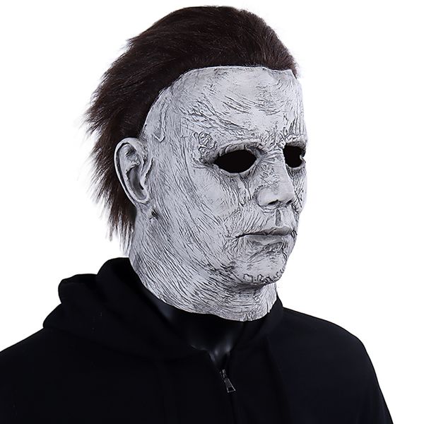 Masques de fête Halloween Michael Myers Killer Masque Cosplay Horreur Sanglante Latex Masques Casque Carnaval Mascarade Party Costume Props 230823