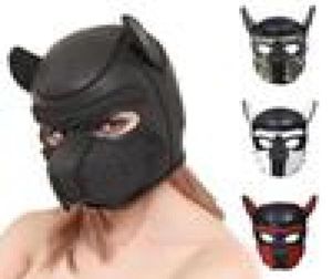 Máscaras de fiesta Halloween Sexy Cosplay Mask Mask Dog Full Soft Head Prop Juego de goma para Masquerade137755868842252