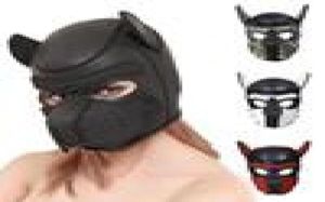 Máscaras de fiesta Halloween Sexy Cosplay Mask Mask Dog Full Soft Head Prop Juego de goma para Masquerade137755865641995