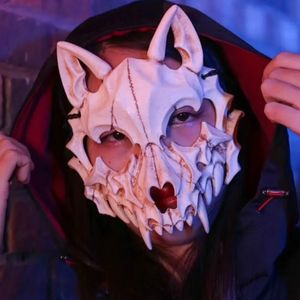 Feestmaskers Halloween Schedel Feestmasker Anime Draak God Skelet Halfgelaatsmaskers Botschedel Dierenmasker Cosplay Dans Schoolfeest Kostuum Rekwisieten 230927