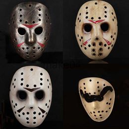 Masques de fête HighGrade Horror Résine Masque Freddy Jason Mascarade Halloween Party Cosplay Masques Complets Collection Film Adult Party Props J230807