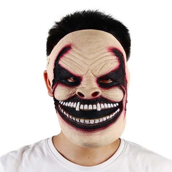 Masques de fête Horreur Half Face Saigneur Headgear Walking Dead Spike Tooth Zombie Mask Phantom House Site Sethps Props Halloween Mask 230313