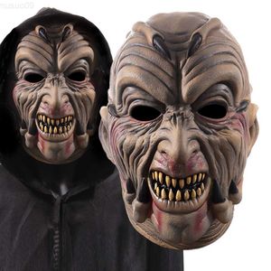 Masques de fête Horreur Jeepers Creepers Monster Killer Masque Cosplay Ogre Demon Vampire Latex Casque Halloween Mascarade Party Costume Props L230803