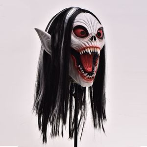 Feestmaskers horror enge anime heks schedel zombie latex masker maskerade props kostuums 230818