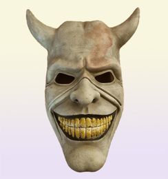 Fiest Masks Horror The Black Phone Mask Cosplay Scary Scary Evil Killer Casco de láminas Halloween Carnaval de disfraces 230303026628293