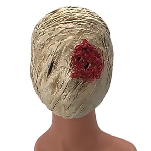 Máscaras de fiesta Juego caliente Silent Hill Enfermera sin rostro Máscara de cosplay Máscaras de látex sangrientas de terror Accesorios de disfraces de Halloween para adultos de alta calidad