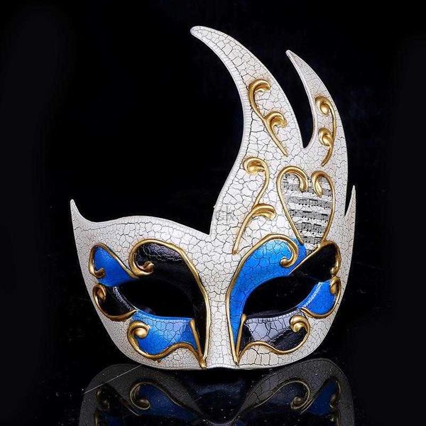 Masques de fête Hot Men Sex Ladies Mascarade Ball Masques Venetian Party Masque Pour Les Yeux Nouveau Carnaval Noir Costume De Déguisement Masques De Fête Décor HKD230801