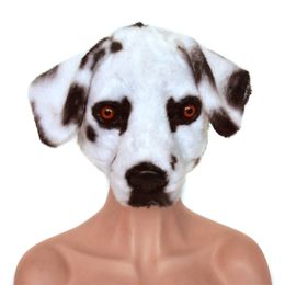 Feestmaskers Huitai halfface dierenmasker simulatie Dalmatische groothandel ontwerp OEM-fabricage fabrieksfeest Halloween buiten indoo 230901
