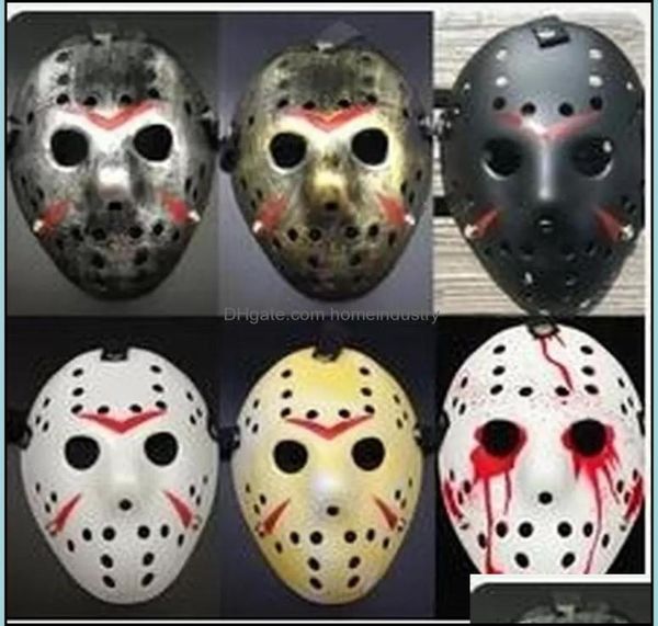 Masques de fête Jason Mask Hockey Cosplay Halloween Killer Horror Scary Party Decor Festival Christmas Masquerade Masque V F Homeindus4353283