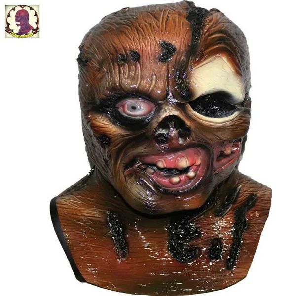 Masques de fête Jason Voorhees Masque Freddy Krueger Movie Horror Latex Halloween Vendredi Costume Bloody Hood Q240508