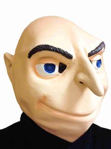 Máscaras de fiesta Latex gru Mask Full Overhead Rubber Masks Halloween Fancy Dress Party Masquerade Movie HKD230801