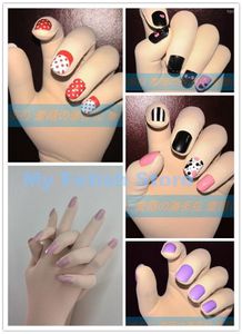 Masques de fête Service de luxe personnalisé pour ongles, gants Zentai pour la peau avec faux Nail Art