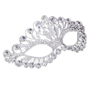 Party Masks Luxury Diamond Masquerade Decoration Alloy Crown For Women Decor Accessories Gift 230206