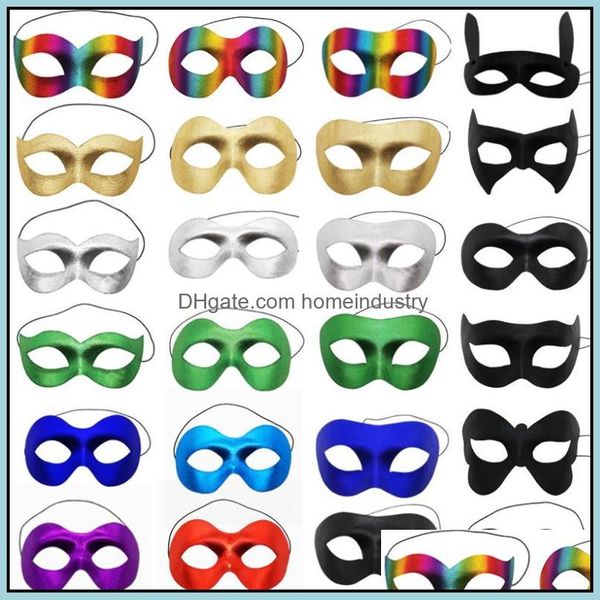 M￡scaras de fiesta mascarada m￡scaras hombres h￩roe de halloween eyasking venecian fiesta mardi gras fantasma ￳pera bola accesorios colorf mti estilos drop deli dhj0b