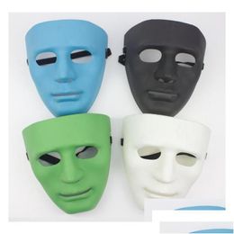 Party Masks Men Femmes BBoy Hiphop Mardi Gras Mask Fl Face Masquerade pour Halloween Graduation Birtyday Drop Livrot Home Garden Fes Dhmcb