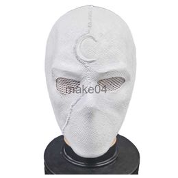 Party Maskers Maan Ridder Masker Halloween Themafeest Cosplay Latex Maskers Helm Maskerade Partij Props J230807