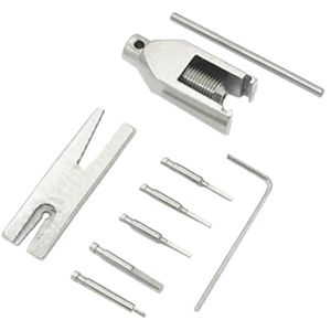 Party Masks Motor Pignion Gear Puller Remover Tools Set voor RC Helicopter Onderdelen - Aluminiumlegering