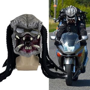 Masques de fête Film Alien vs Predator Mask Halloween Props Horrific Monster Masques Taille moyenne pour adultes 220915