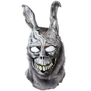 Masques de fête Film Donnie Darko Frank lapin maléfique Masque Halloween fête Cosplay accessoires latex masque complet 220915