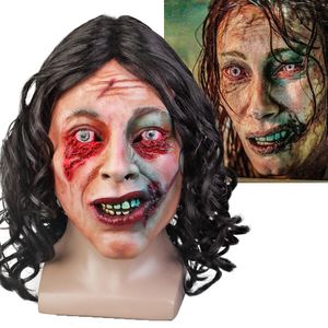 Masques de fête Film Evil's Dead Rise Masques Latex Masque Cosplay Ellie Costume Effrayant Horreur Tueur Plein Visage Diable Démon Fantôme Halloween 230824